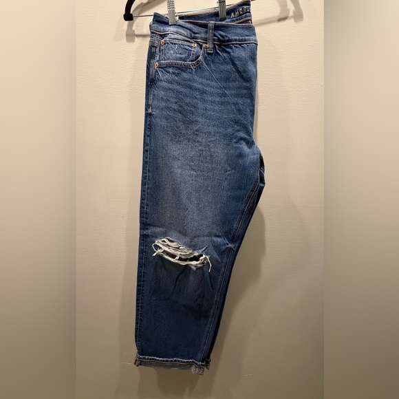 American Eagle 🦅 Ripped Low-Rise Ex-Boyfriend Jeans - Picture 8 of 11